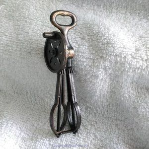 Metal Egg Beater Figurine